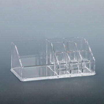 Sensea Beauty Box for Lipstick and Storage Acrylic Transparent