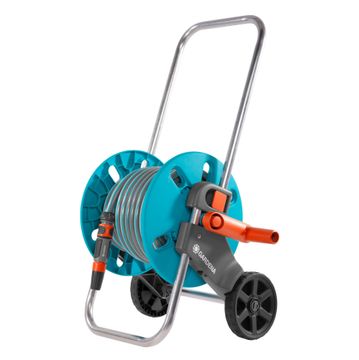 Gardena hose trolley cleverroll set, includes 13mm x 20 meter hose and fittings