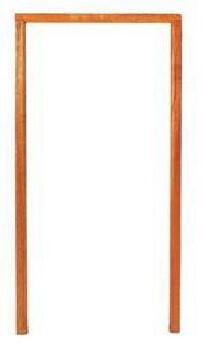 Door frame Hardwood 60mm thick flat pack standard door W890mm x H2040mm