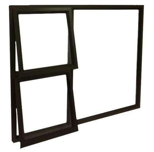 Aluminum window bronze  PTT1512 w1500 x h1200mm