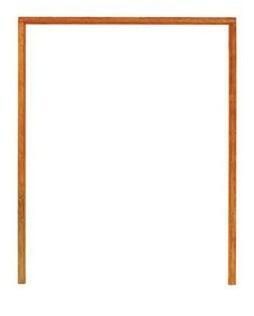 Door frame meranti 50x75mm section double door W1710mm x H2040mm