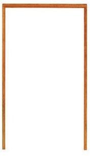 Door frame meranti 50x75mm section pivot door extra height W1285mm x H2450mm