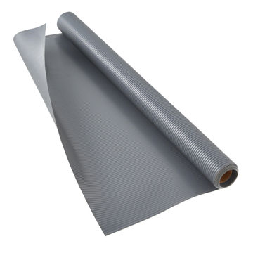 Delinia Kitchen Anti Slide Mat Grey With Striped Texture