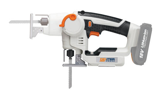 Jigsaw cordless 2 in 1 DEXTER POWER 18V excluding battery