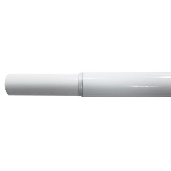 Inspire curtain rod d28 glossy white extendable from 200cm - 400cm 