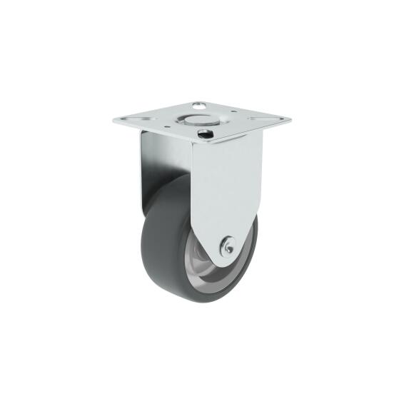 Caster Wheel Single Direction with Plate Standers 75mm