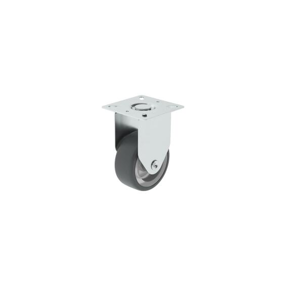 Caster Mono Direction Plate, 50mm