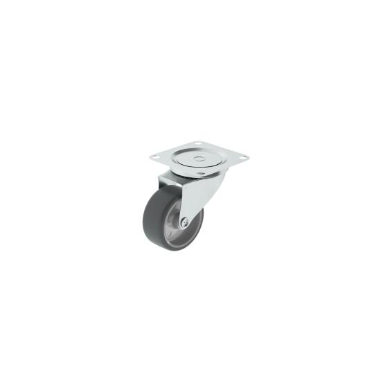 Caster Wheel with Plate Indoor Standers 40mm