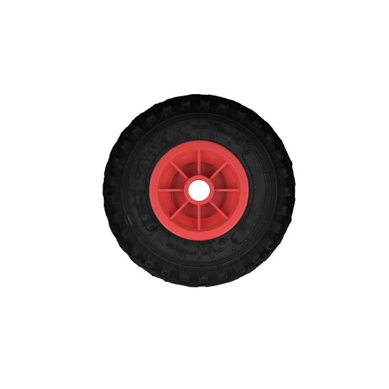 Caster Wheel Inflatable Outdoor Standers Black and Red 250mm