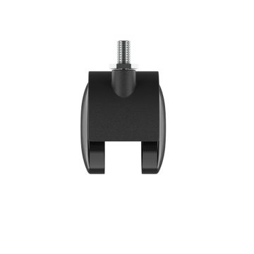 Caster Wheel with Thread and Plastic Brake Indoor Standers Black 50mm