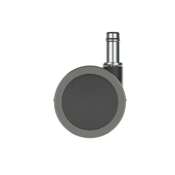 Caster Wheel with Stem Anti-slide Indoor Standers Dark Grey 50mm