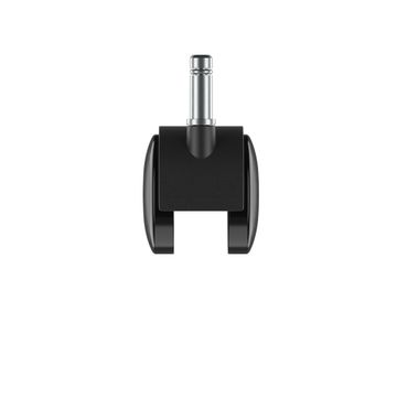 Caster Wheel with Stem Indoor Standers Black 50mm