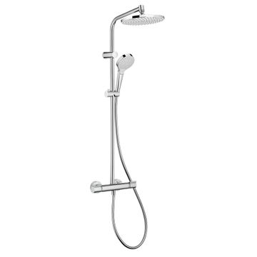 Hansgrohe 240 1jet s showerpipe with thermostat lmh