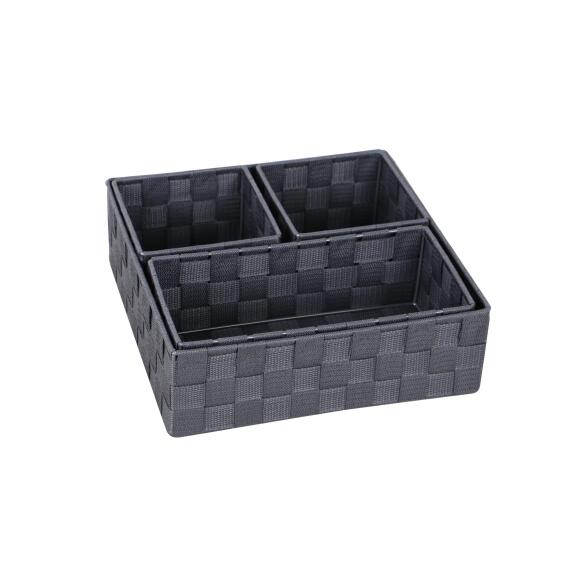  Sensea Set Of 4 Storage Baskets Silk Paris 