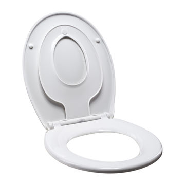 Toilet seat family with baby seat combined Sensea white