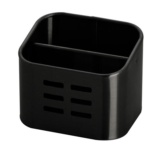 Kitchen Sponge Holder Steel Black D9Xh9Cm