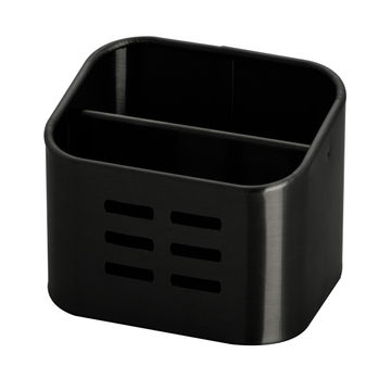 Kitchen Sponge Holder Steel Black D9Xh9Cm