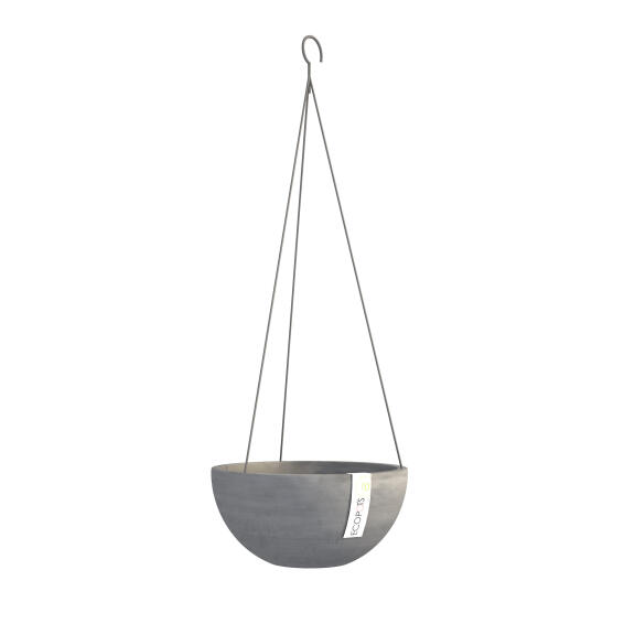 ECOPOT HANGING BRUSSELS 27 GREY