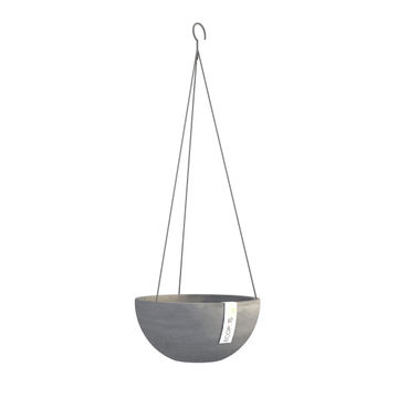 ECOPOT HANGING BRUSSELS 27 GREY