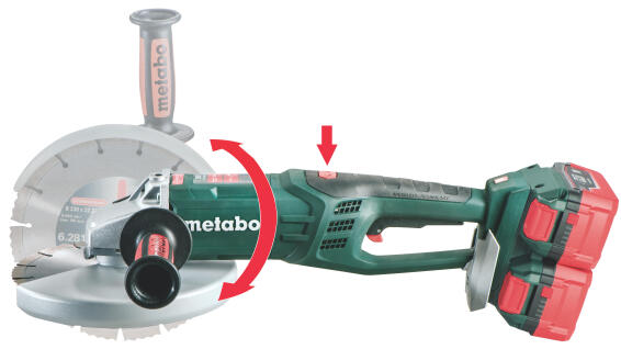 Angle Grinder Cordless METABO WPB36-18 Ltx Bl 230mm