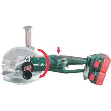 Angle Grinder Cordless METABO WPB36-18 Ltx Bl 230mm