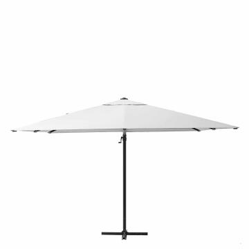 Side umbrella square white 290cm x 290cm 250g aluminium