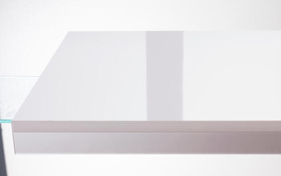 WHT GLOSS BI-COLOR EDGE 315X65X4.2X3.8CM