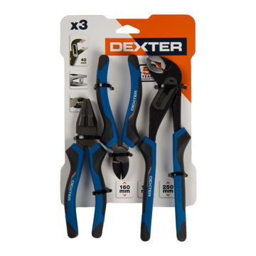 DEXTER-Set of 3 pliers 