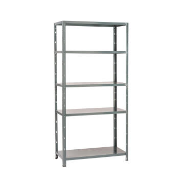 Collapsible Metal Shelving 187X90 5 Tier Grey