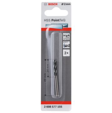 HSS PointTeQ 2 mm 2 pc