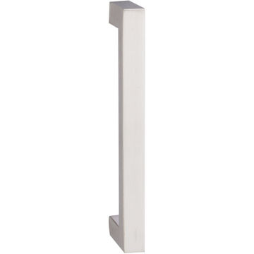 Cabinet pull handle brushed nickel square 96mm inspire
