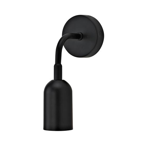 WALL LAMP E27X1 METAL MATT BLACK INSPIRE