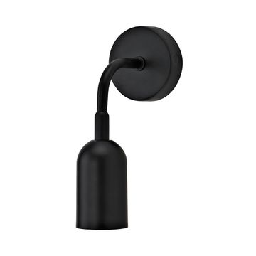 WALL LAMP E27X1 METAL MATT BLACK INSPIRE