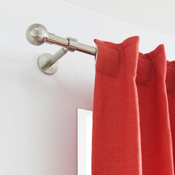 Curtain pole glam chrome brushed d28 240-400cm inspire