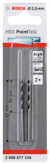 HSS PointTeQ 2.5 mm 2 pc
