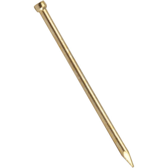 Lost head nail brass plated 2.0x45mm 40pc standers