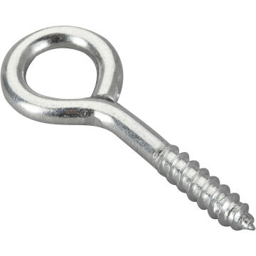Eye screws zinc plated steel 4.0x30mm 6pc standers