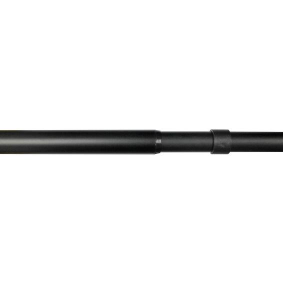 Inspire curtain rod d28 factory mat black extendable from 200cm - 400cm 