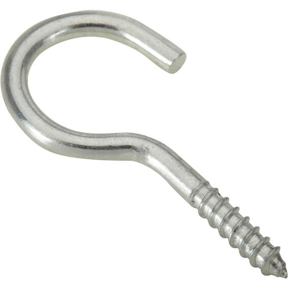 Cup hooks zinc plated steel 4.0x30mm 6pc standers