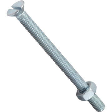 Machine screws and nuts countersunk head 4.0x50mm 8pc standers