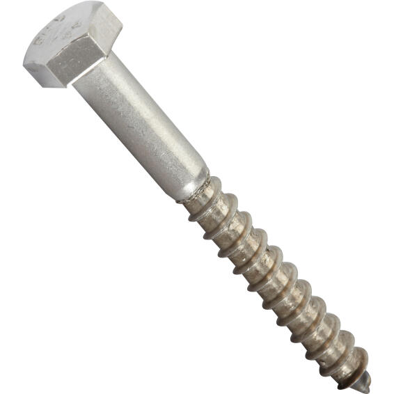 LAG SCREW HEX HEAD 8X70 2P STST A4