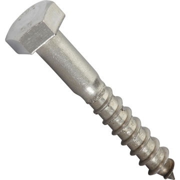LAG SCREW HEX HEAD 8X50 4P STST A4