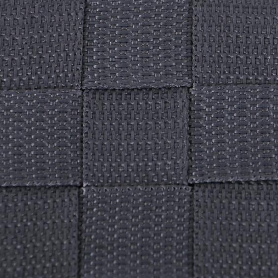 Sensea Silk Open Compartmented Storage Basket Black