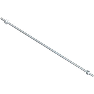 Threaded rods with nuts and washers zinc plated 4x200mm 4pc standers