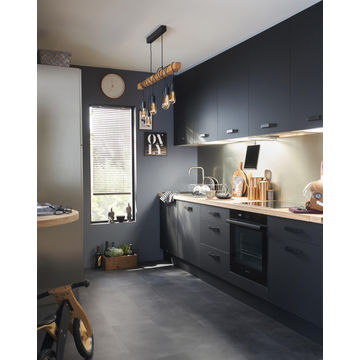 Kitchen Door DELINIA Soho Black L40Xh103