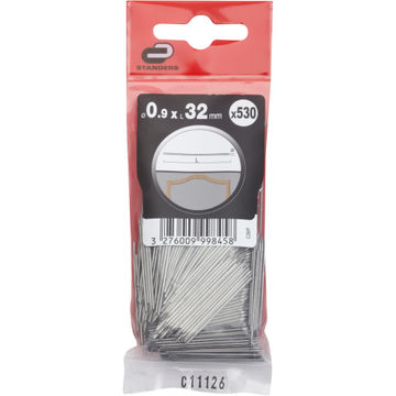 Panel pins steel 0.9x32mm 530pc standers