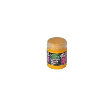 Heritage Fabric Paint Sun Yellow 100ml