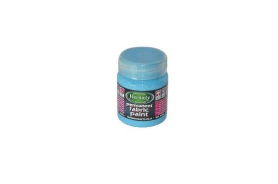 Heritage Fabric Paint Sky Blue 100ml