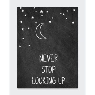 POSTER NEVER STOP 21X29.7CM