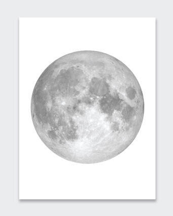 POSTER MOON 21X29.7CM